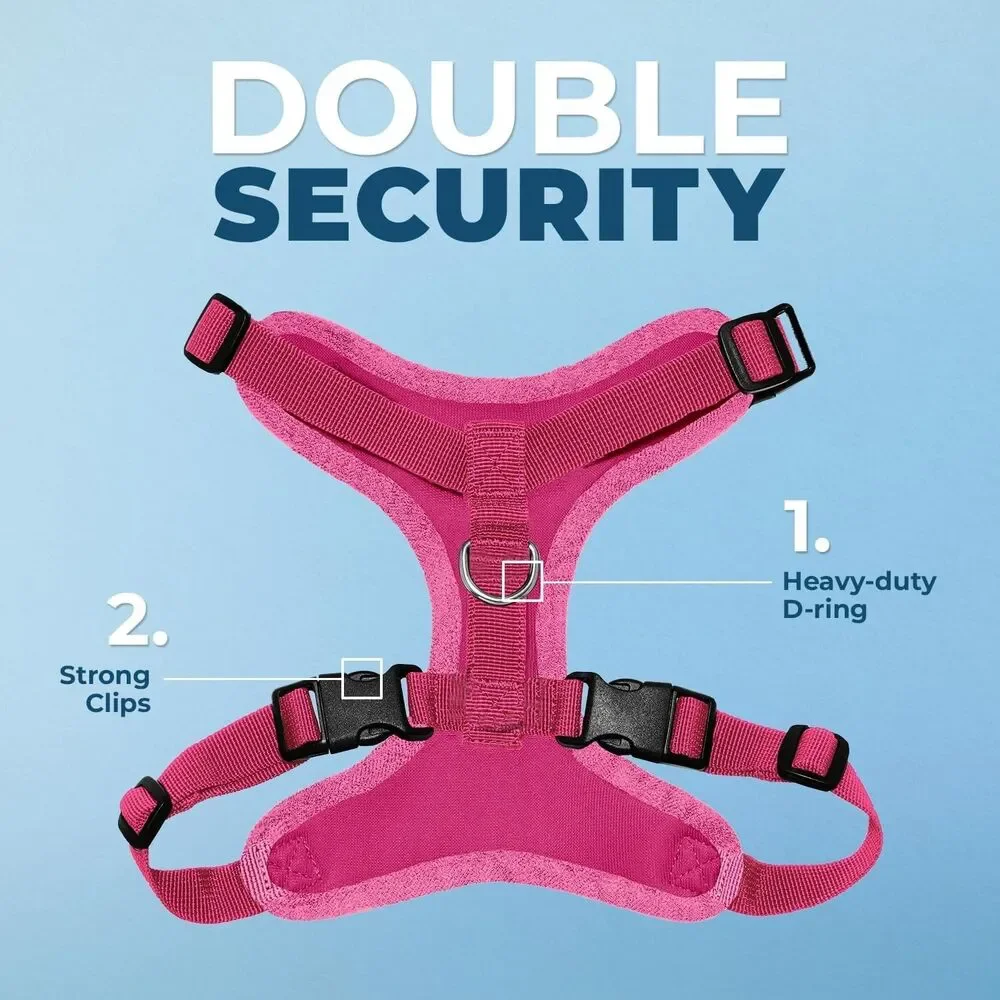 Voyager Step-In Flex Mesh Dog Harness Pink S, Adjustable